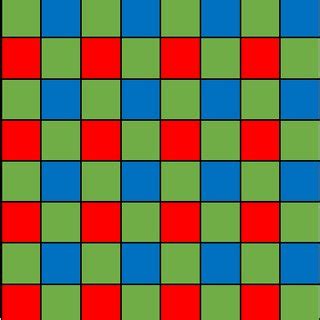 illustration   bayer pattern  cfa  scientific diagram