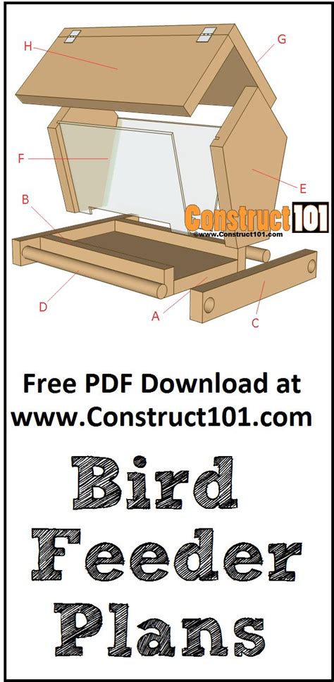 Wooden 4x4 Bird Feeder Post Plans See More Ideas About Bird Feeder