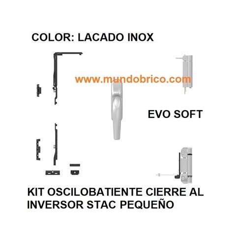 Kit De Oscilobatientes Para Ventanas Y Puertas Abatibles De Canal