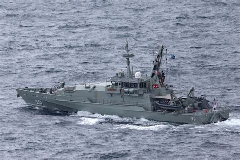 Barco Patrulha Da Armidale Classe De Hmas Broome Acpb Da Marinha