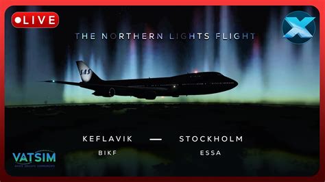 A Flight With Aurora Borealis B742 Keflavik Stockholm Felis