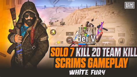 Domination In Needed In Scrims SOLO 7 KILLS Team 20 KILLS