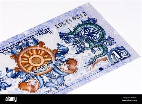 Ngultrum Bank Note Of Bhutan Ngultrum Is The National Currency Of