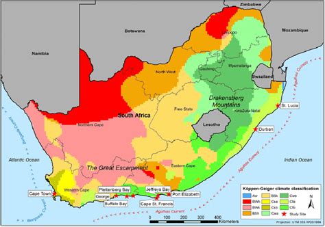 Climate Map Of South Africa Lesli Noellyn