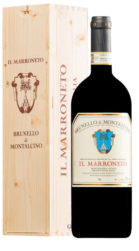 Brunello Di Montalcino Il Marroneto 2017 MAGNUM In Wooden Case