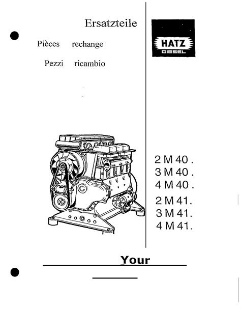 Hatz 3L, 4L, 4M Series Diesel Engine Complete Workshop Service Repair ...