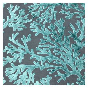 Coral Reef Oceanside Fabric By The Yard Beach Style Upholstery