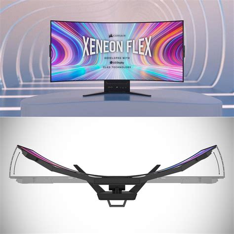 Corsair S New Xeneon Flex Wqhd Is World S First Bendable Oled