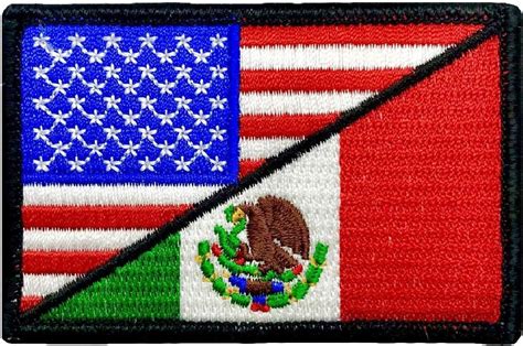 Amazon Pack Tactical Usa Mexico Friendship Flag Embroidered