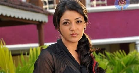 Kajal Agarwal Transparent Black Top Hot Images Hot Girl Pictures