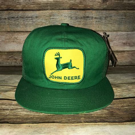 Vintage Vintage John Deere Patch Snapback Trucker Hat Cap 70s 80s Vtg K Products Rare Grailed