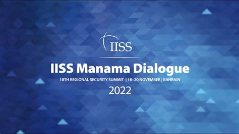 IISS Manama Dialogue 2022 Day 3 English YouTube