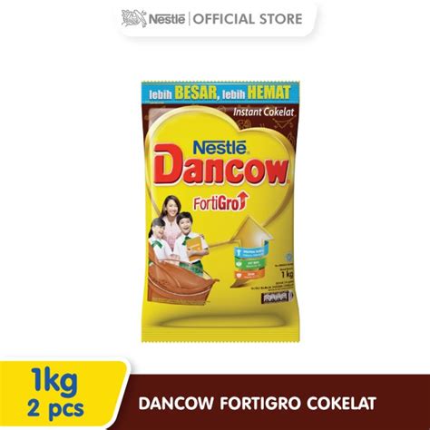 Jual Nestl Dancow Fortigro Susu Bubuk Cokelat Usia Sekolah Pouch Kg