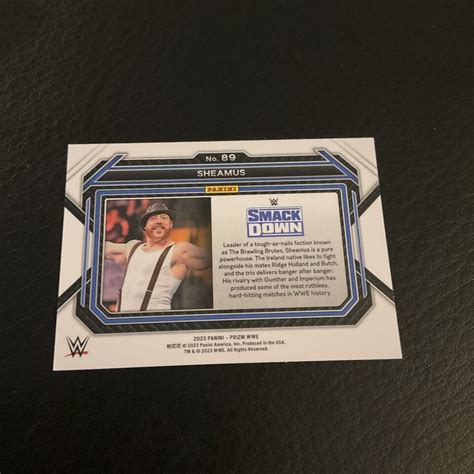 Panini Prizm Wwe Sheamus Smackdown Ebay