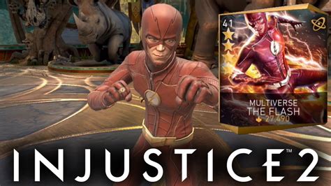 MULTIVERSE THE FLASH REVIEW CW THE FLASH Injustice 2 Mobile YouTube