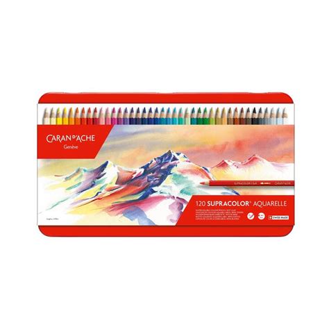 CARAN D ACHE Farbstift Supracolor Soft Aquarelle Mehrfarbig 120 Stück