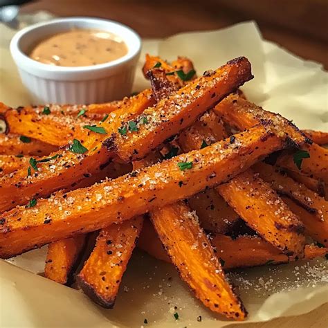 Super Crispy Baked Sweet Potato Fries - Chef Mia Recipes