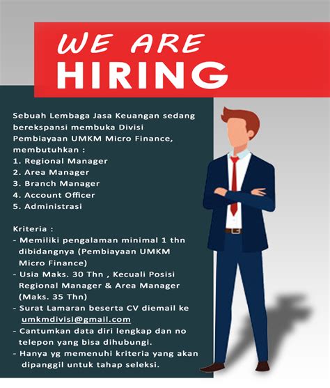 Info Loker Medan Terbaru Diperusahaan Pembiayaan Finance Medanloker