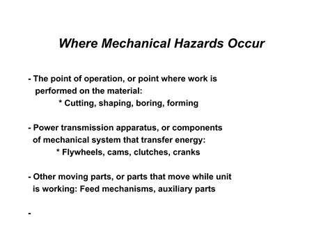 Machine Guardingppt Safety Training Machine Ppt