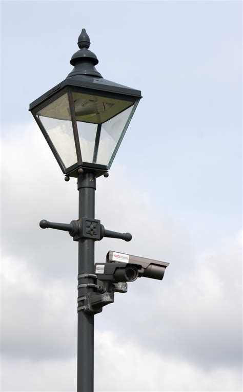 Security Camera & Lamp Free Stock Photo - Public Domain Pictures