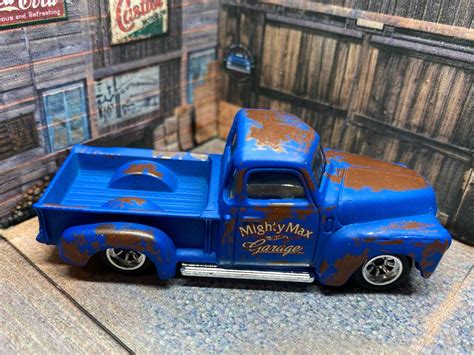 Hot Wheels Custom Truck 52 Chevy Custom Pickup Real Riders Etsy