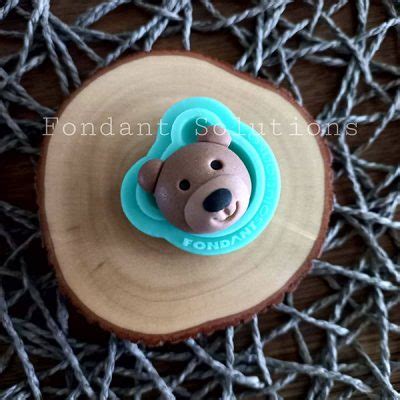 Fondant Solutions Silicone Small Bear Head Mould Bakers Boutique