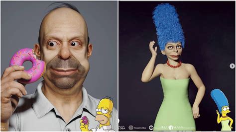 Realistic Recreations of 'The Simpsons' Characters