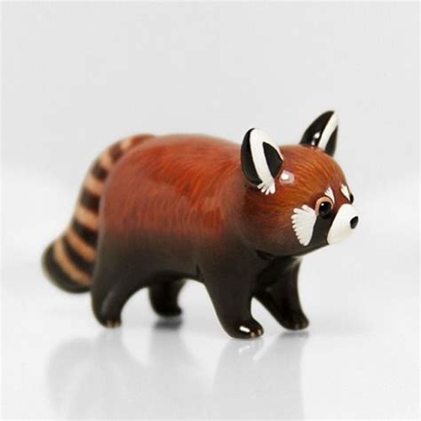 Mymodernmetselects Red Panda Polymer Clay Animals Polymer Clay Figures