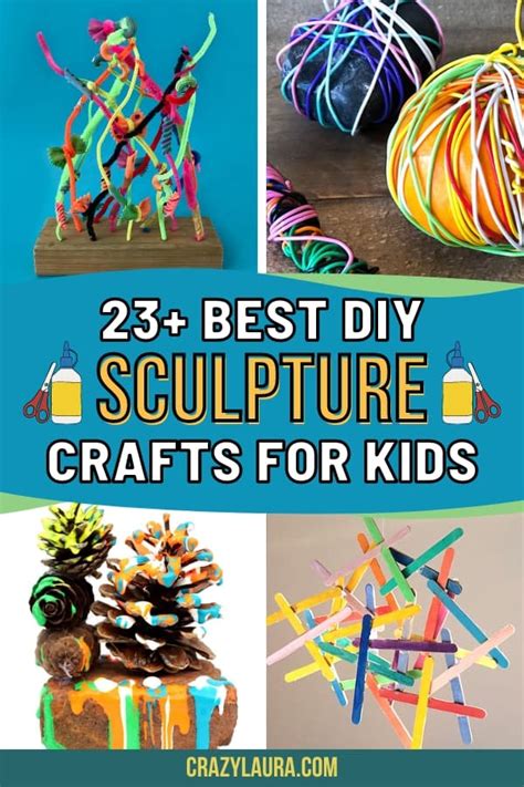 23+ Fun & Artistic Sculpture Crafts For Kids in