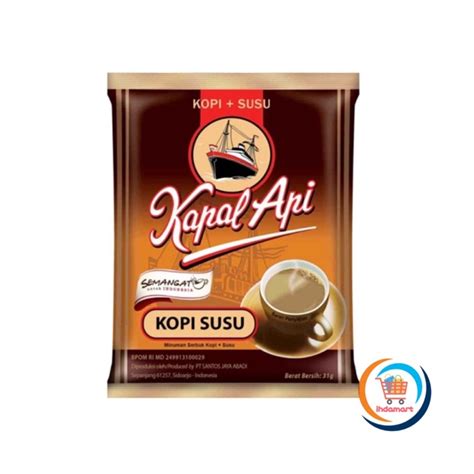 Jual Kopi Kapal Api Susu 31 Gr Isi 10 Pcs Shopee Indonesia