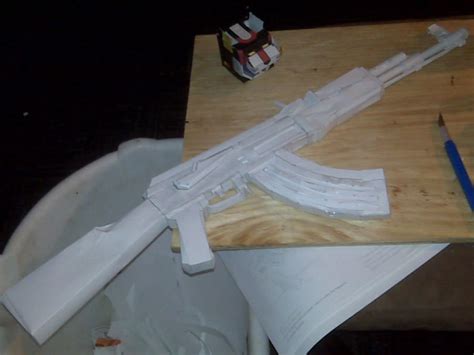 Paper AK 47 By Mikey6453 On DeviantArt