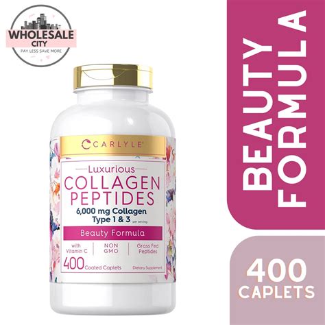 Multi Collagen Pills Mg Capsules Collagen Peptides With