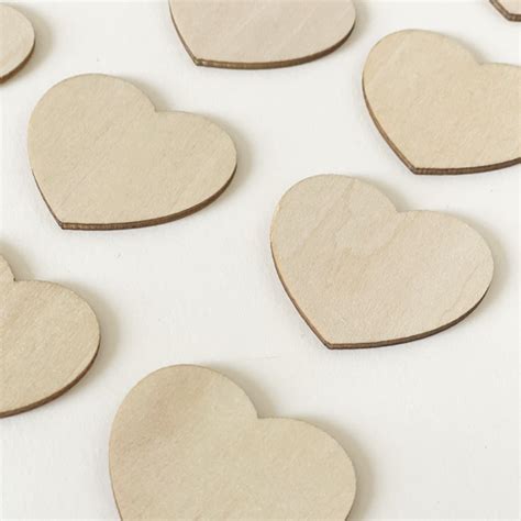 Petits C Urs En Bois Personnalisables X Modern Confetti