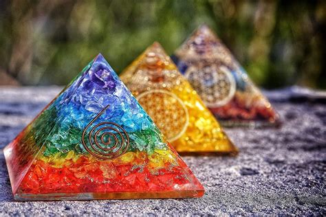 Multicolor Seven Chakra Orgone Pyramid For Healing At Rs Piece In