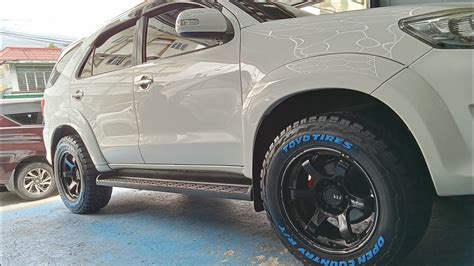 Angas Ng Mags At Gulong Na Binili Dito Sa Shop Para Sa Toyota Fortuner