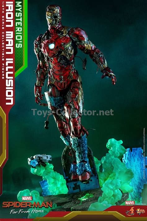Hot Toys MMS Spider Man Far From Home Mysterios Iron Man Illusion ใหมไมแกะ แต
