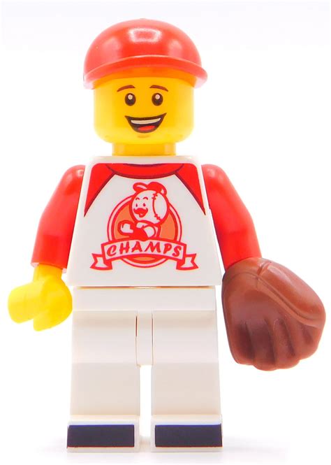 Lego minifigure baseball player with glove - Walmart.com