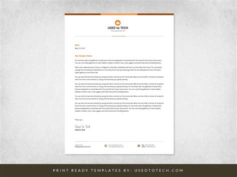 Best Letterhead Design In Microsoft Word