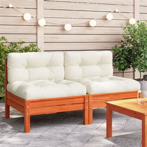 Pcs Canap De Jardincanap D Ext Rieurbanquettesofa De Jardin Sans