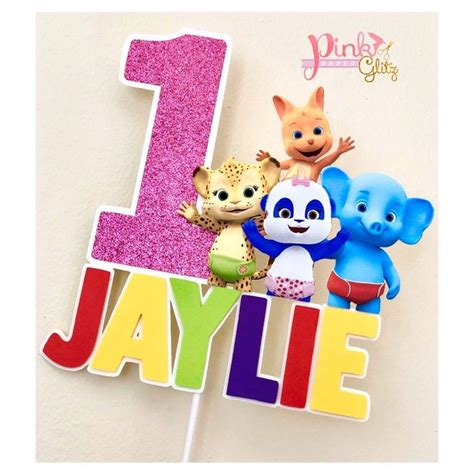 Word Party Cake Topper 1st Birthday Party Themes Baby Birthday Party