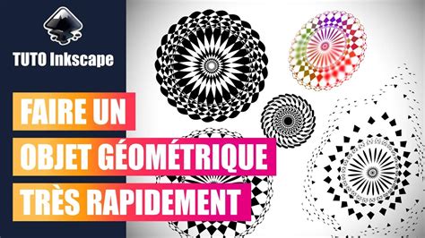 Tuto inkscape faire un objet géométrique très rapidement