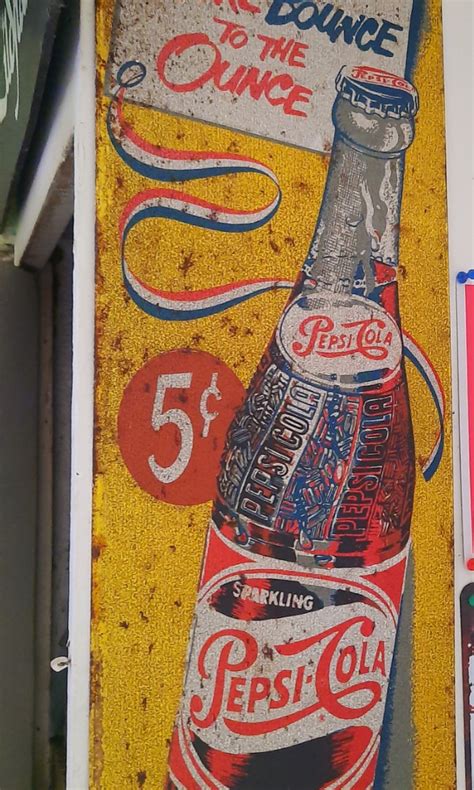 Vintage Pepsi Cola Signage on Carousell