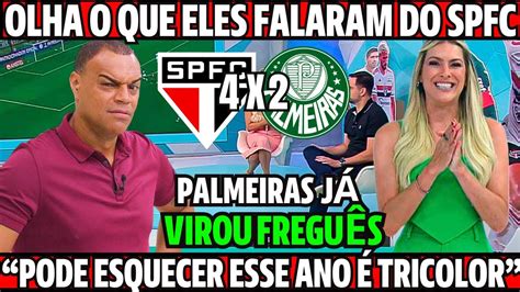 COMENTARISTAS DO JOGO ABERTO SE RENDEM AO SPFC PORCADA FREGUÊS