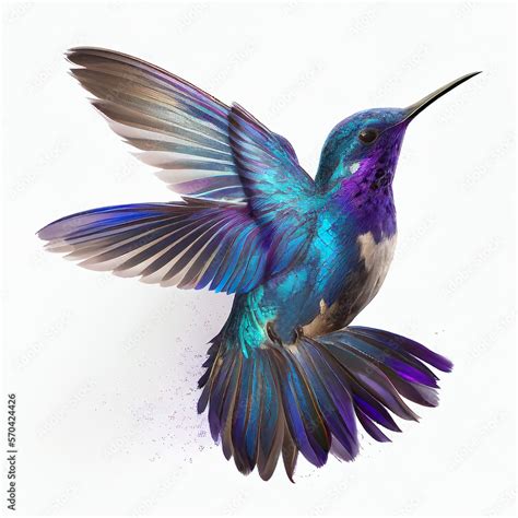 Beautiful Purple Hummingbirds