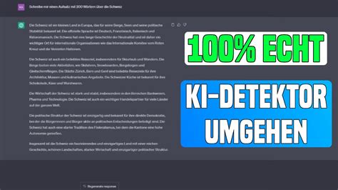 Chatgpt Text Umschreiben Lassen Und Ki Detektor Umgehen Tutorial Sabo