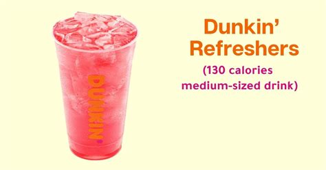 9 New Low Calorie Drinks At Dunkin Donuts