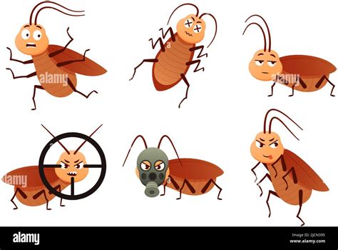 Car Cter De Cucaracha Insectos Roach Insectos Control Mascota Y