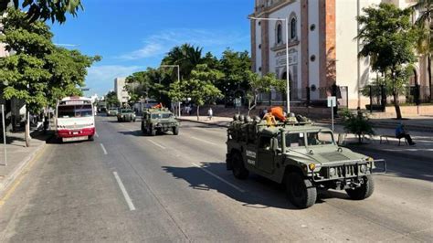 Llegan A Sinaloa Elementos Del Ej Rcito Para Reforzar La Seguridad