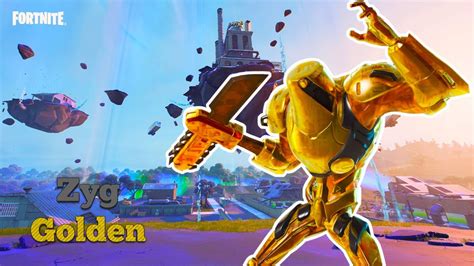 New Zyg Golden Style Skin Gameplay Fortnite Battle Pass Binary