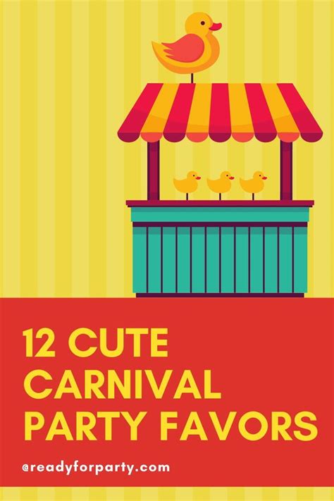 12 Amazing Carnival Party Favors